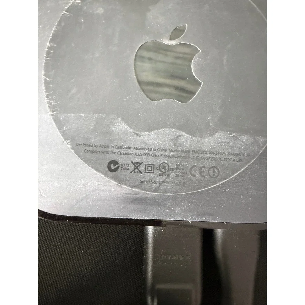 Apple TV 3rd Gen A1427 Black Good Streaming Media Player with Cables Working